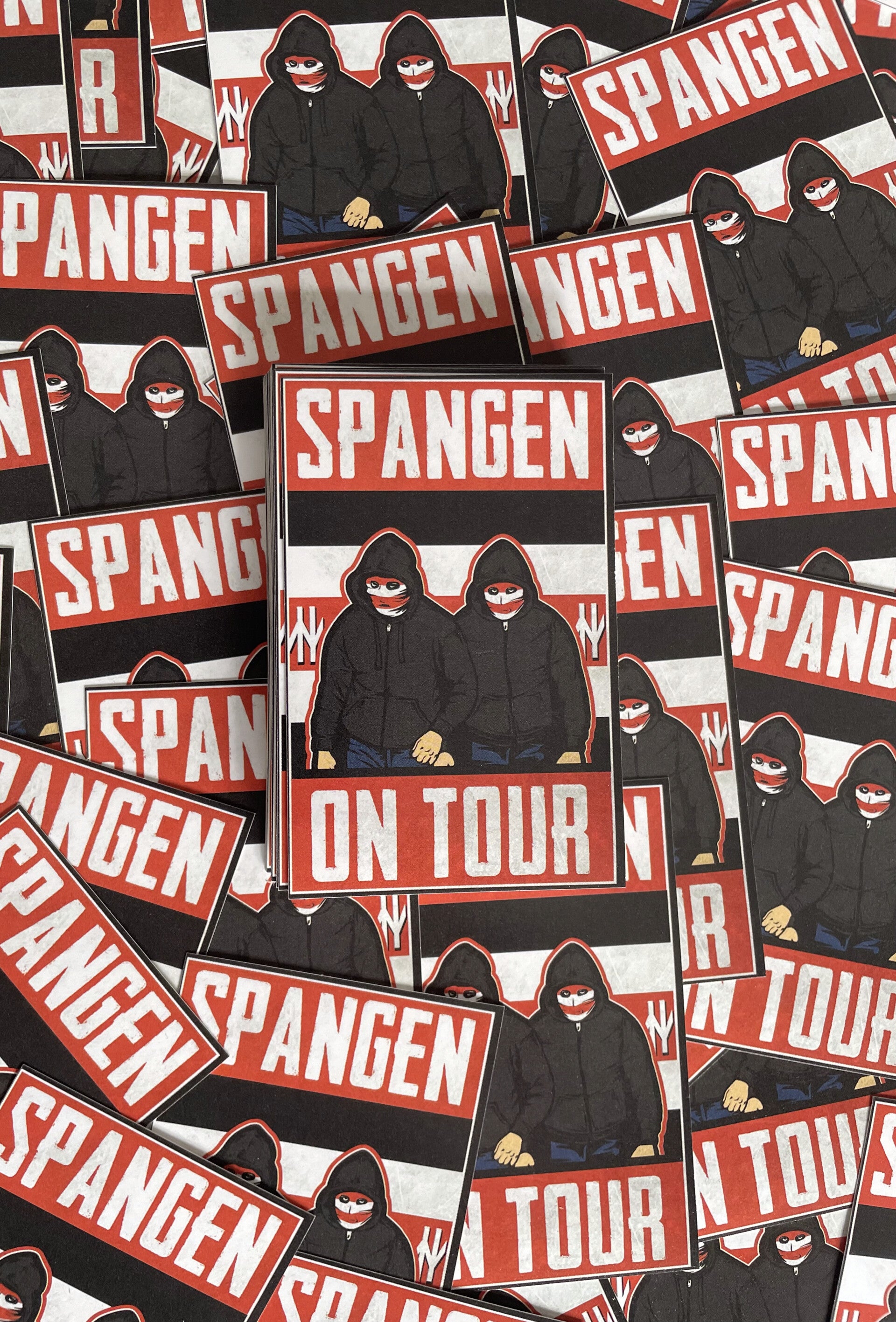 Spangen on tour Stickers