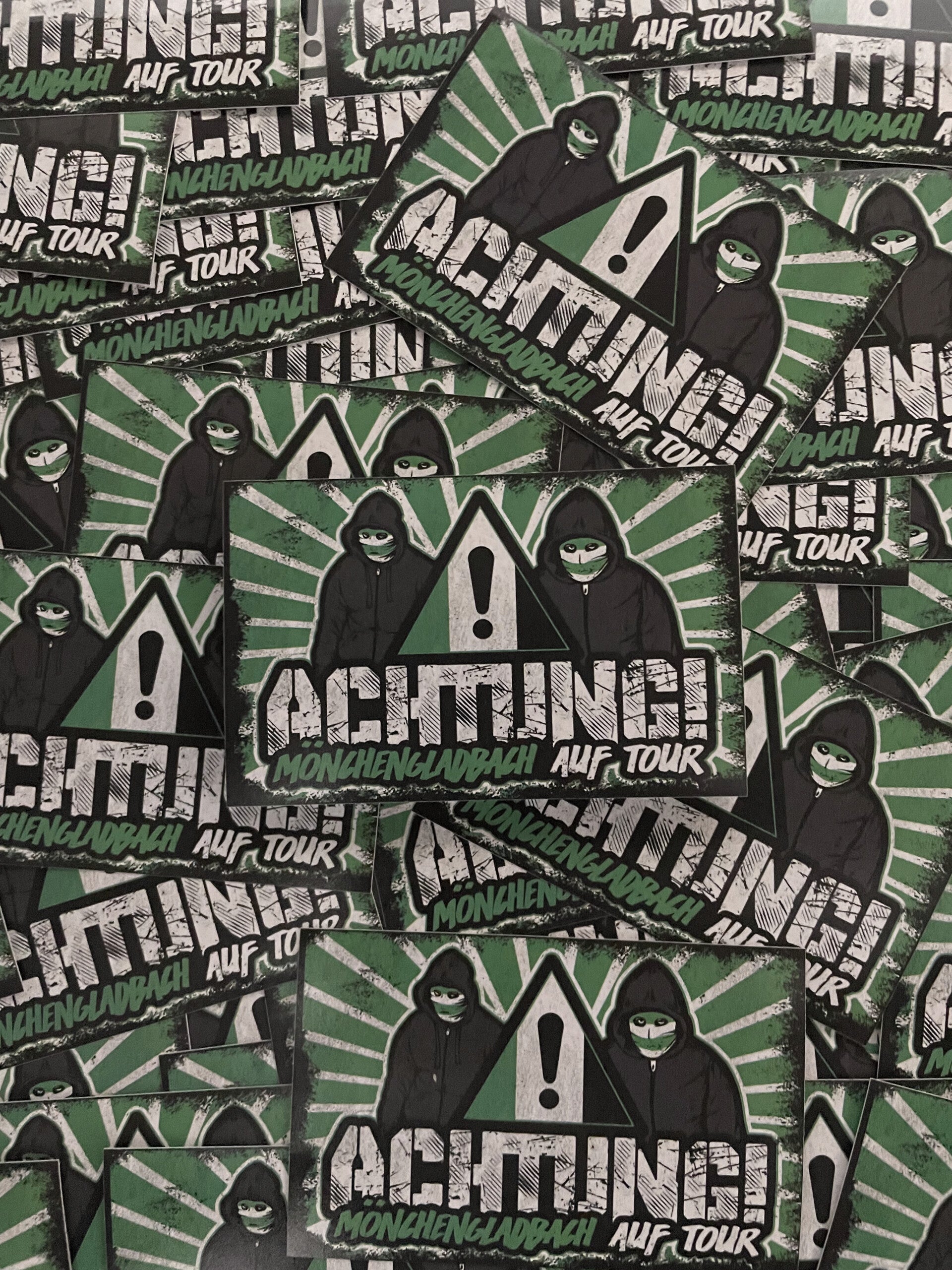 Achtung! Mönchengladbach auf tour Stickers