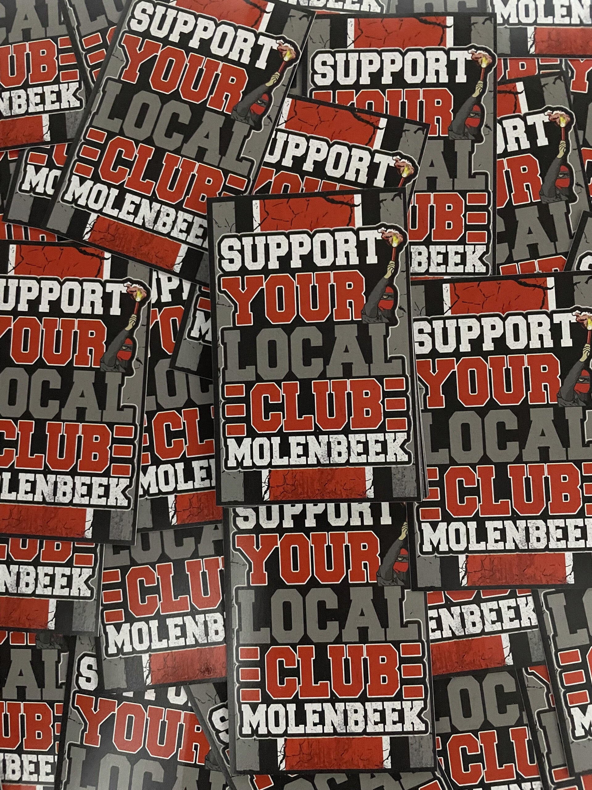 Support your local club Molenbeek Stickers