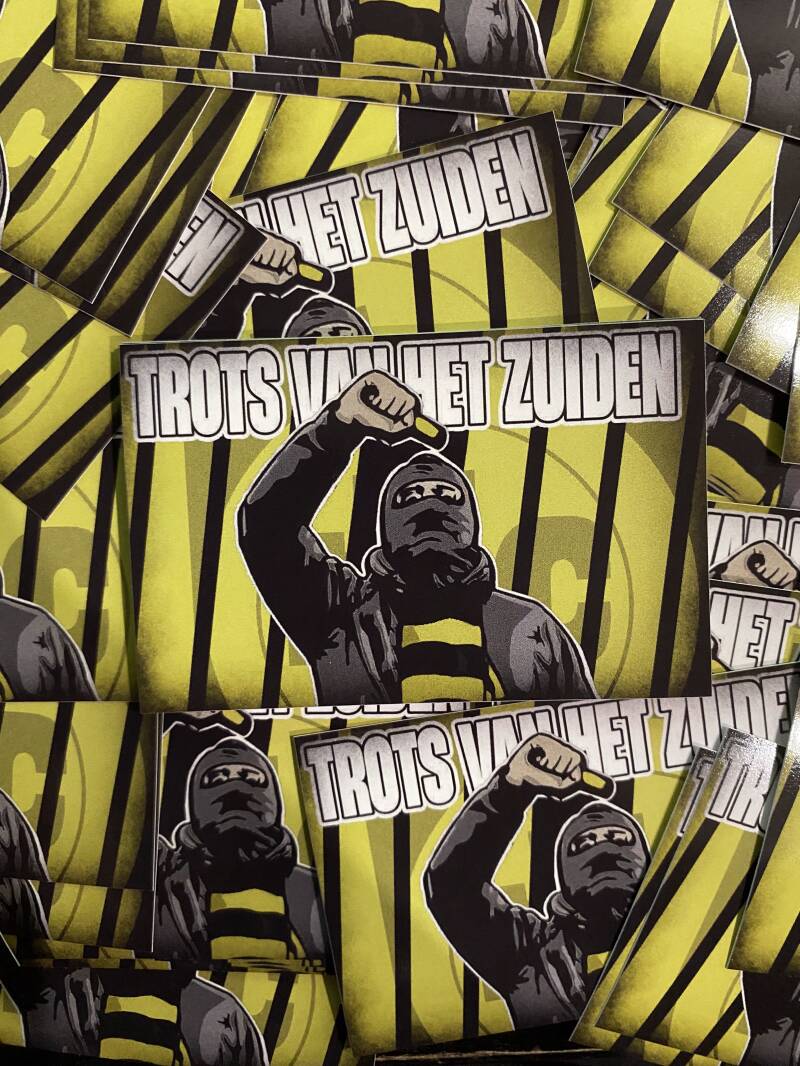 Trots van het zuiden stickers