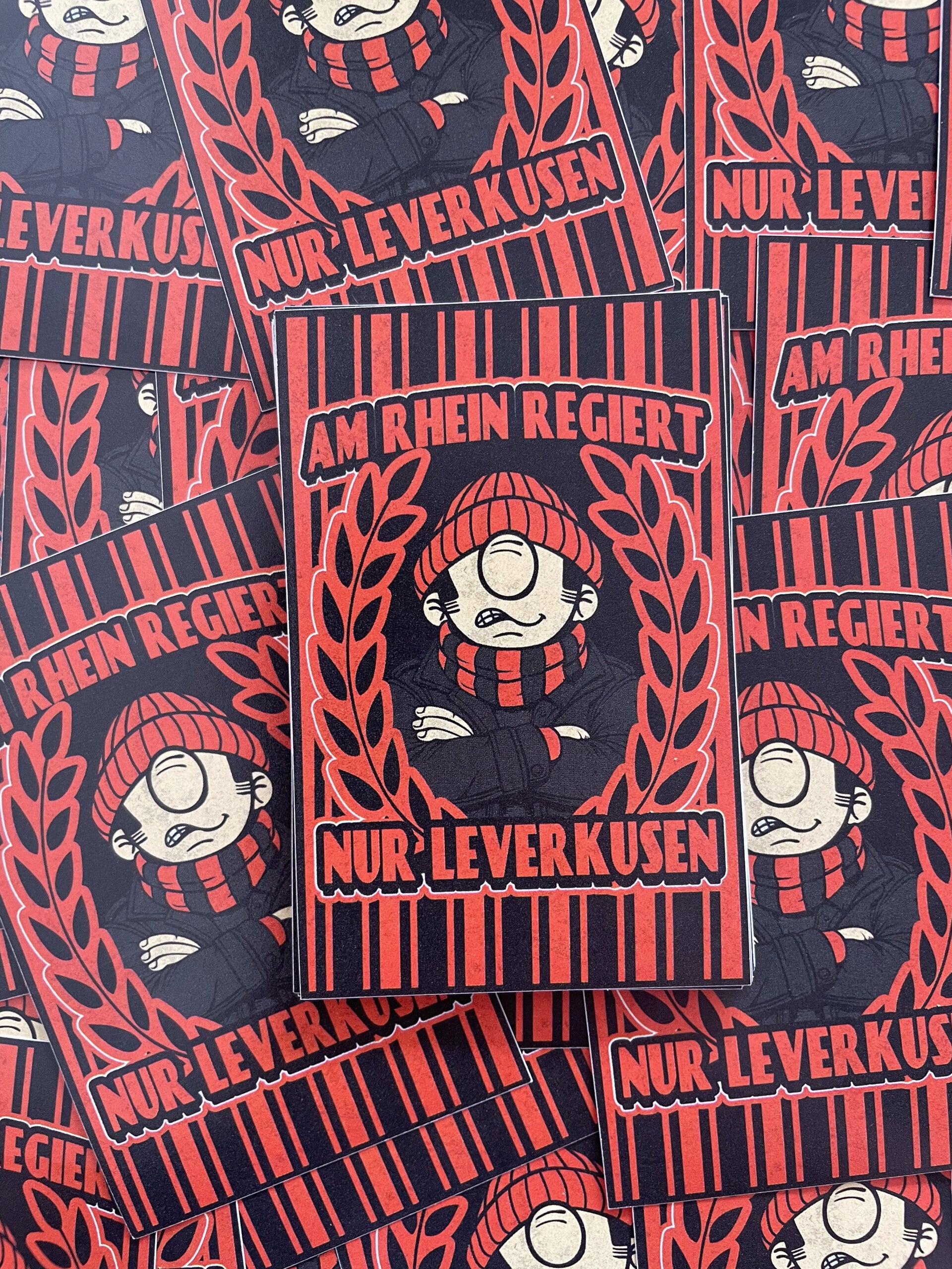 Am Rhein Regiert nur Leverkusen Stickers