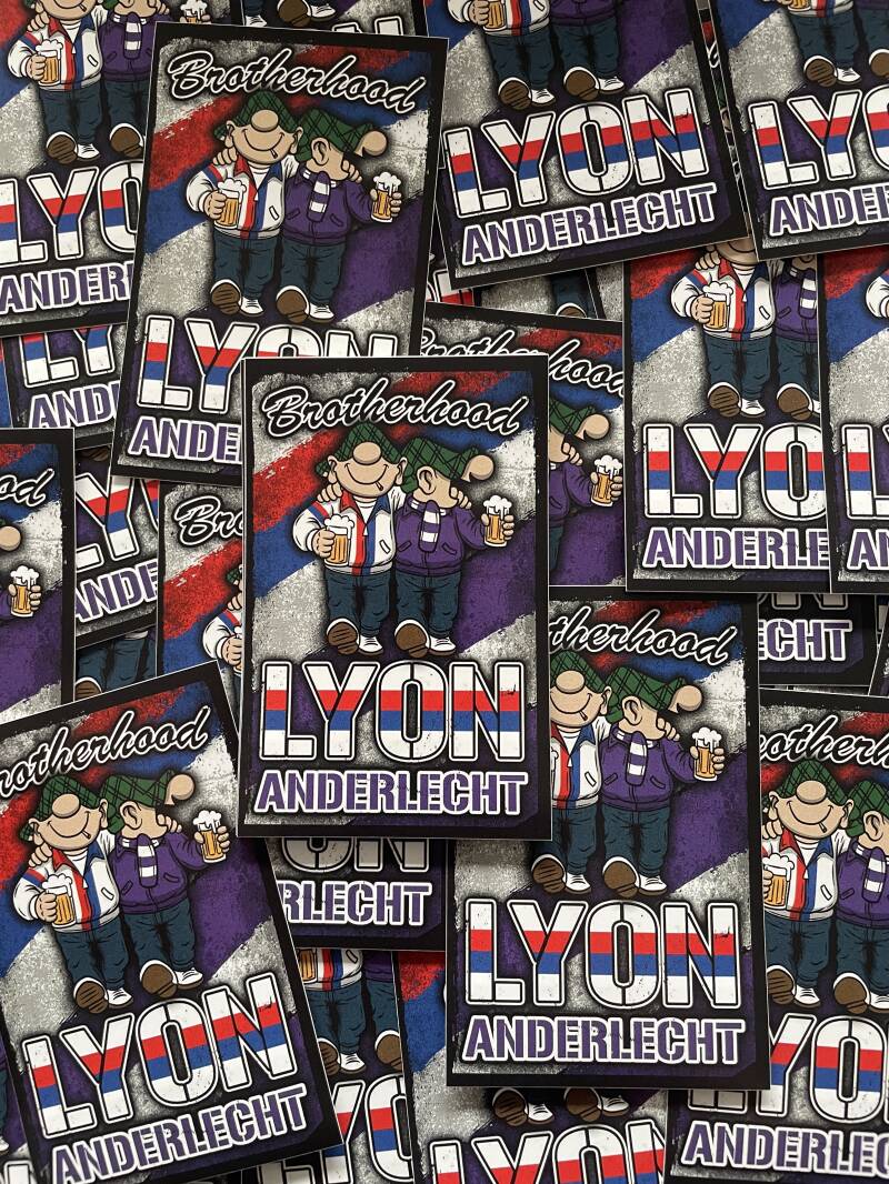 Brotherhood Lyon Anderlecht stickers