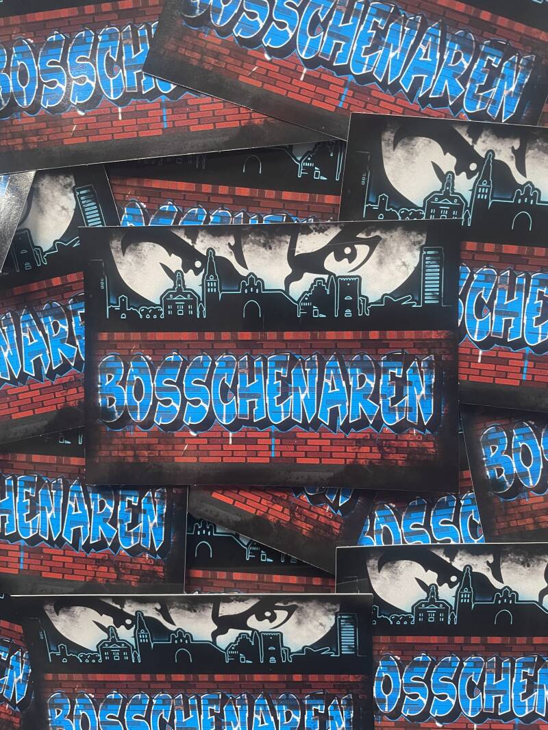 Bosschenaren XXL stickers