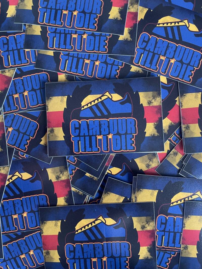 Cambuur till I die stickers