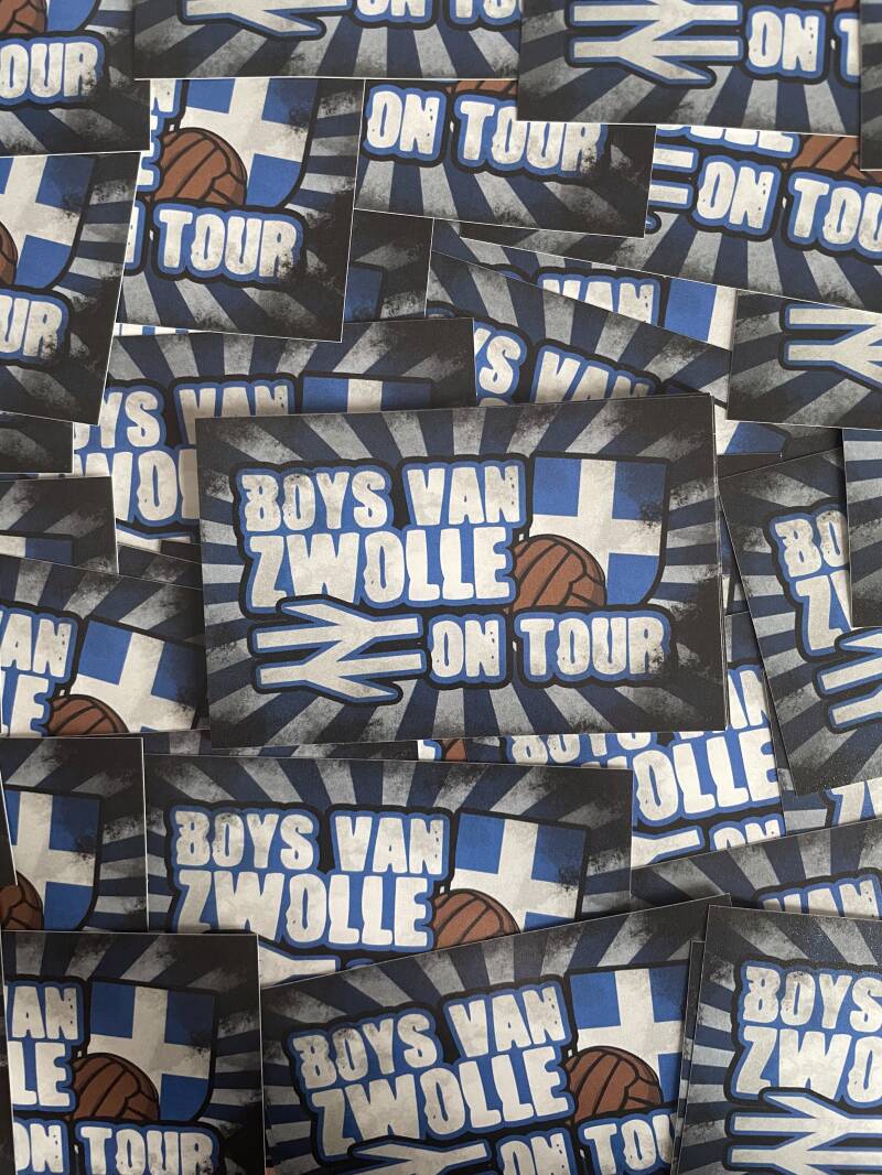 Boys van Zwolle on tour Stickers