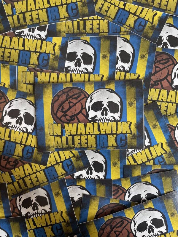 In Waalwijk alleen RKC stickers