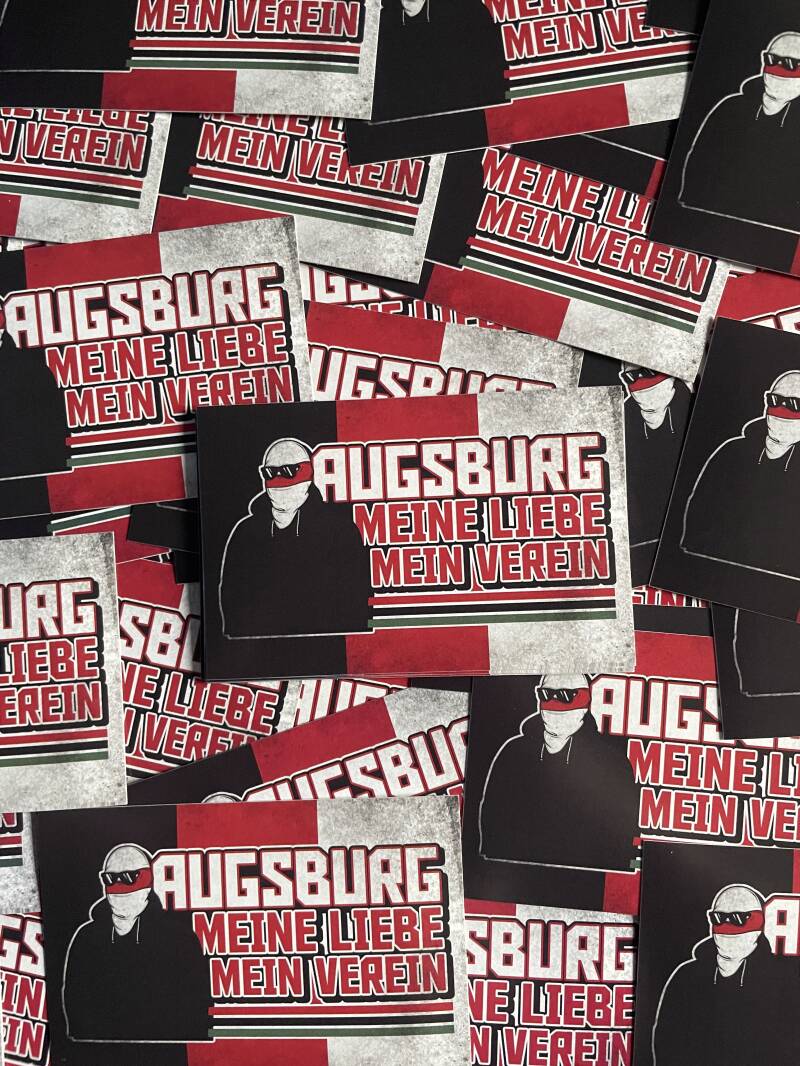 Augsburg meine liebe mein verein! stickers