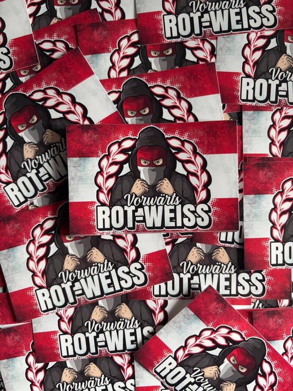 Vorwärts Rot-Weiss Stickers