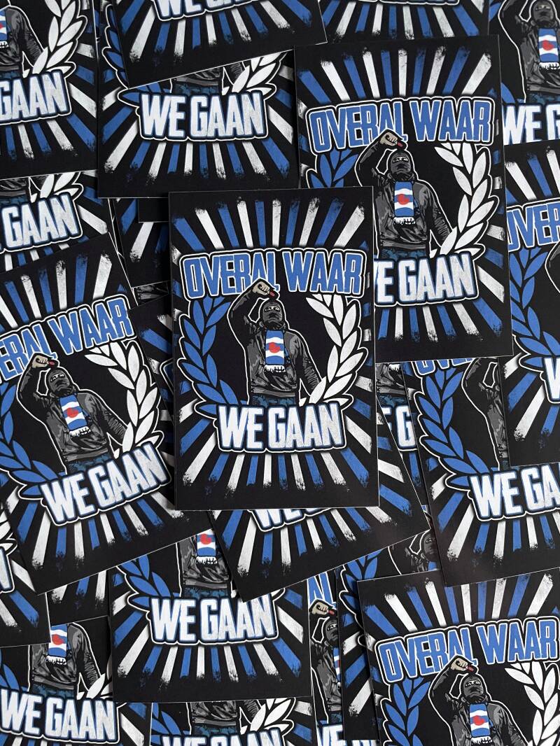 Overal waar we gaan stickers