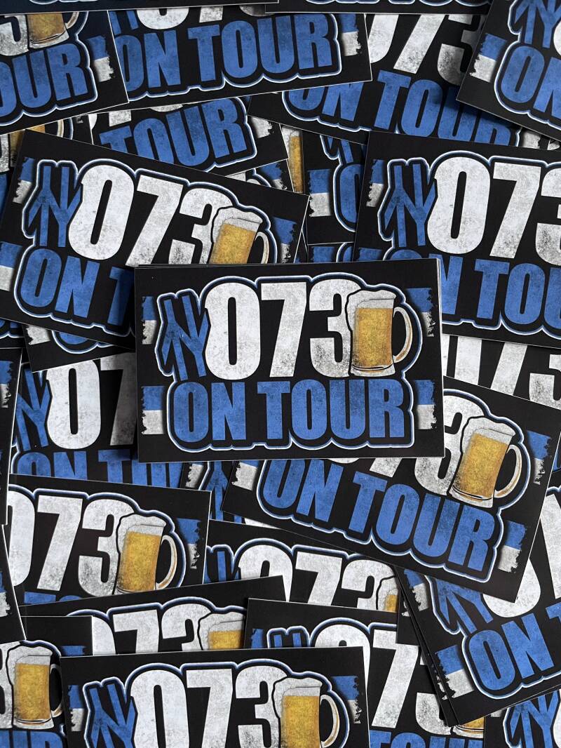 073 on tour stickers