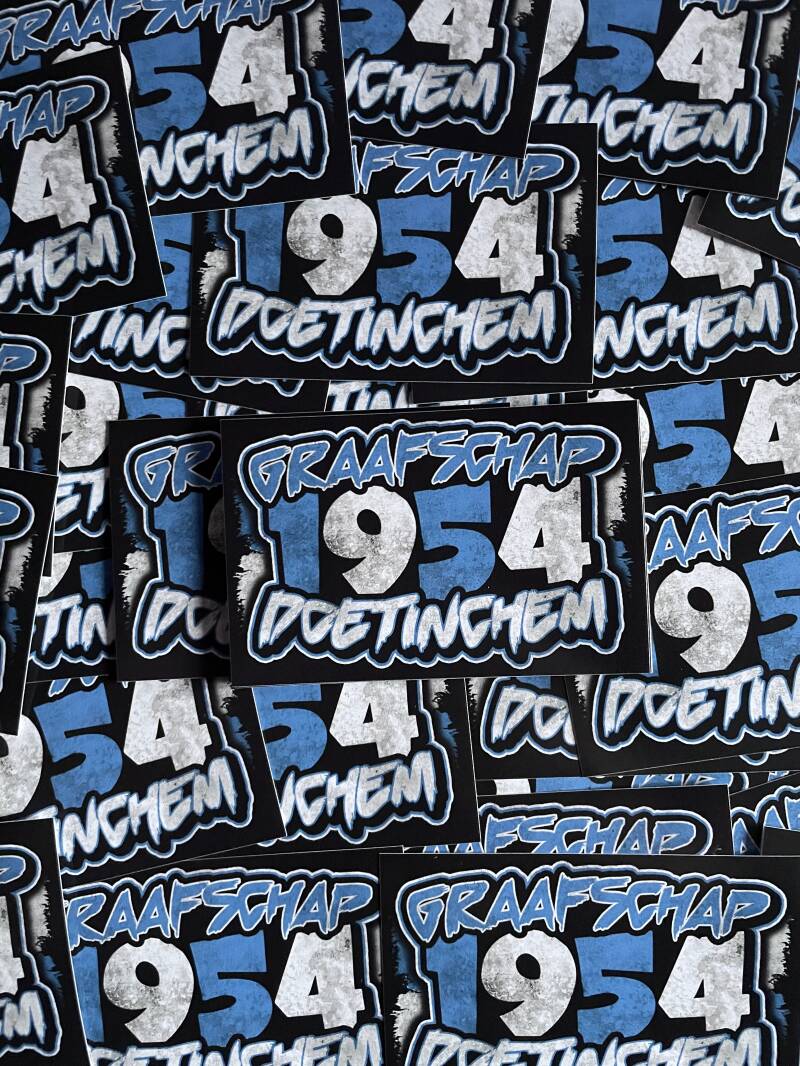 Graafschap 1954 Doetinchem stickers