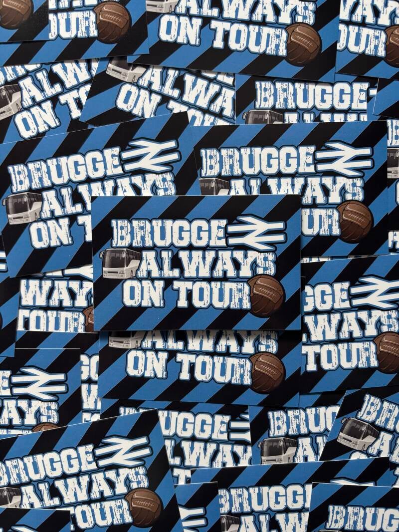 Brugge always on tour stickers