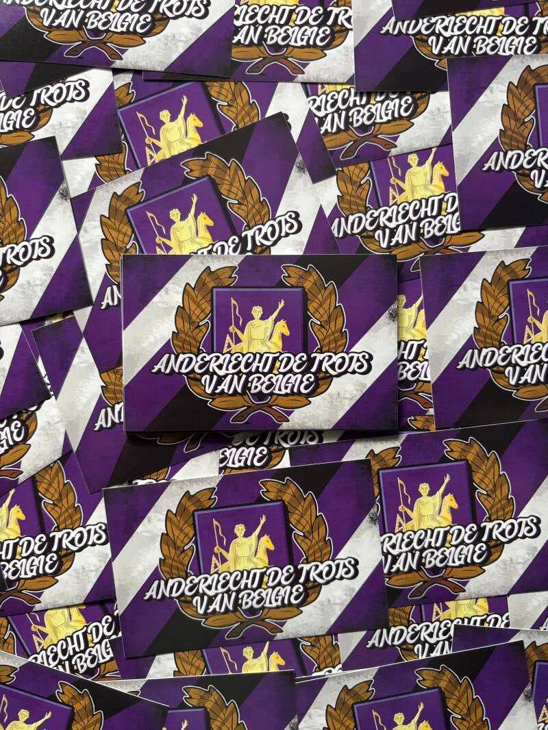 Anderlecht de trots van België stickers