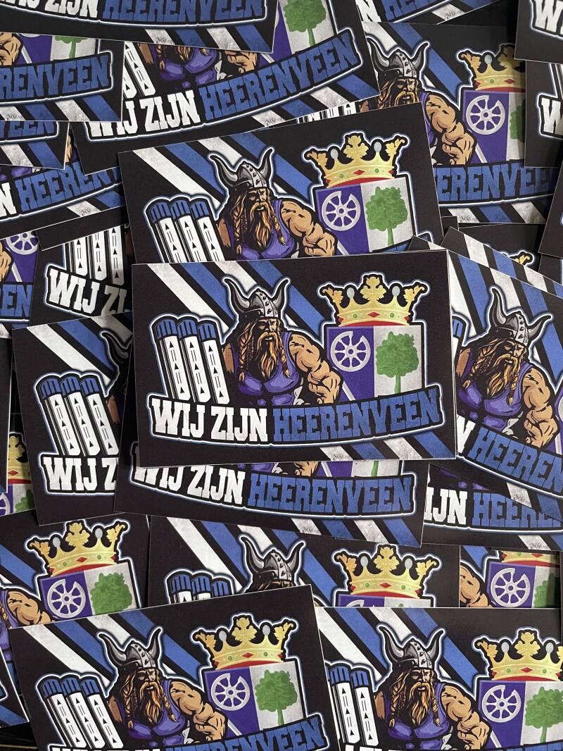 Wij zijn Heerenveen stickers
