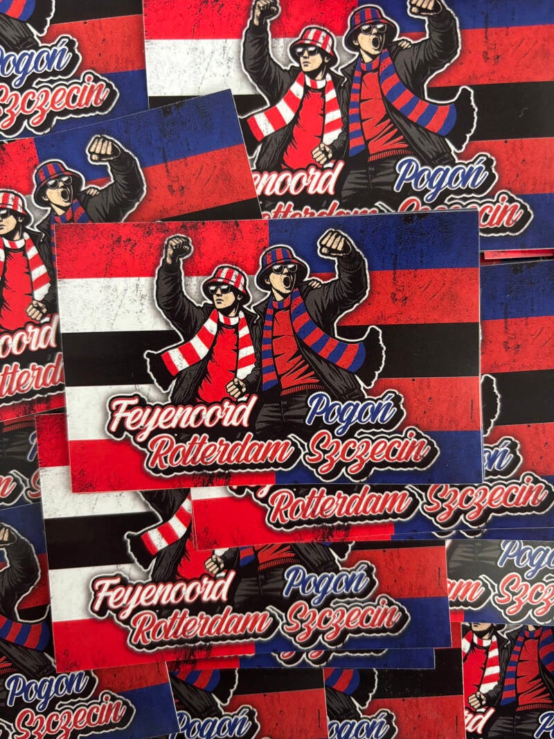Feyenoord Rotterdam & Pogoń Szczecin stickers