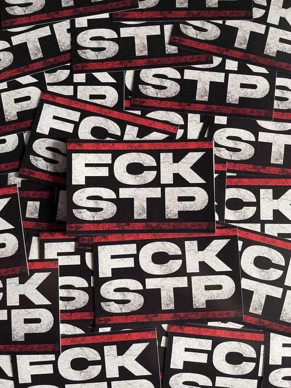 FCK STP stickers