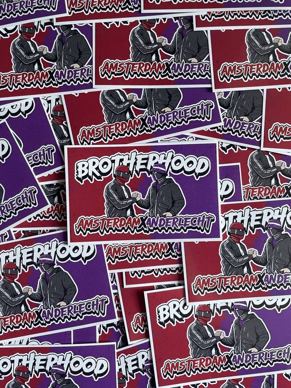 Brotherhood Amsterdam X Anderlecht stickers
