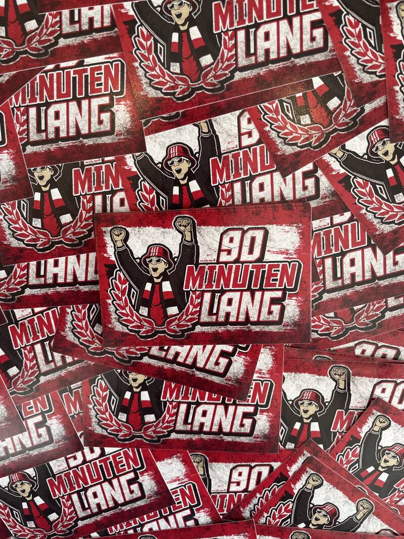 90 minuten lang Stickers