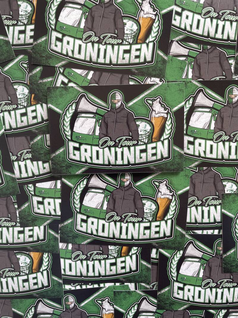 Groningen on tour stickers