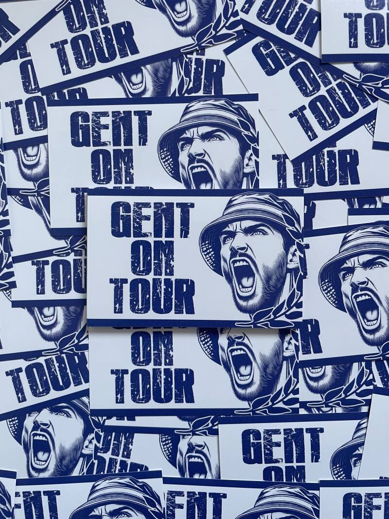 Gent on tour stickers