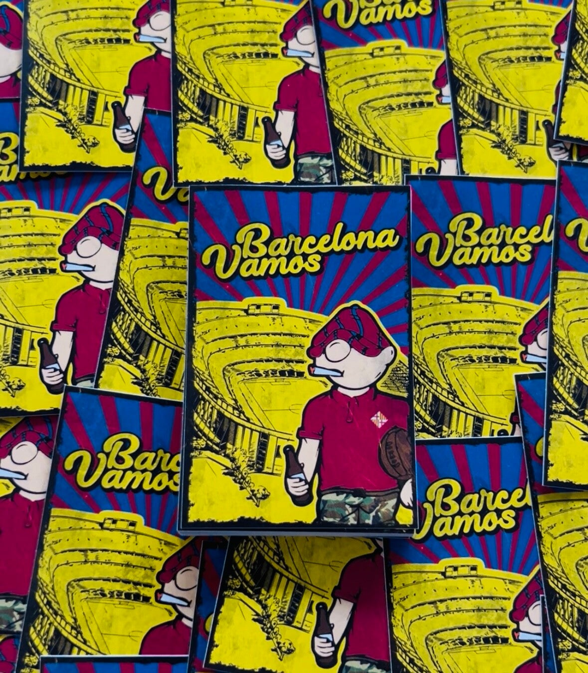 Barcelona Vamos stickers
