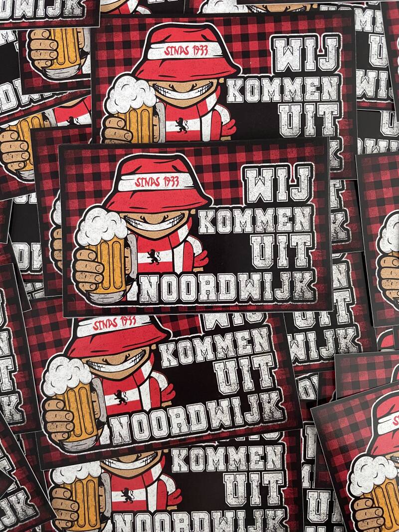 Wij komen uit Noordwijk stickers