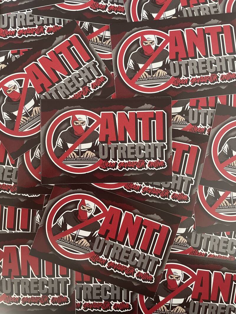 Anti Utrecht stickers