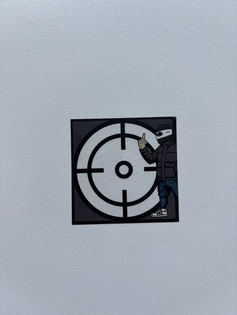 Neutral transparant stickers (small)