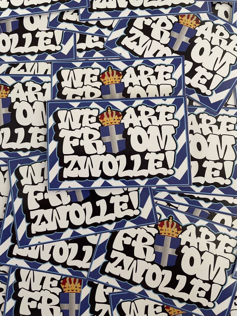 We are from zwolle stickers