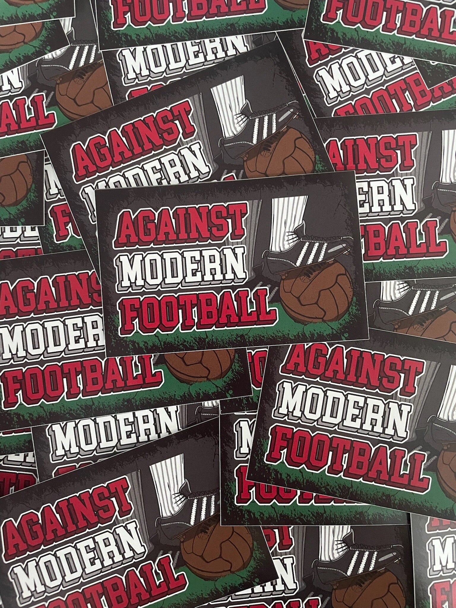 Against Modern football stickers