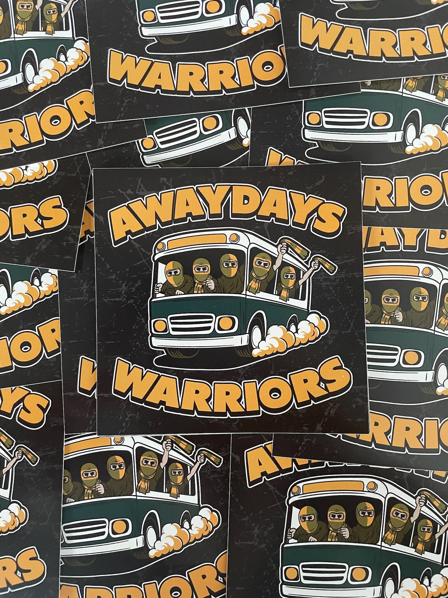 AwayDays Warriors Stickers