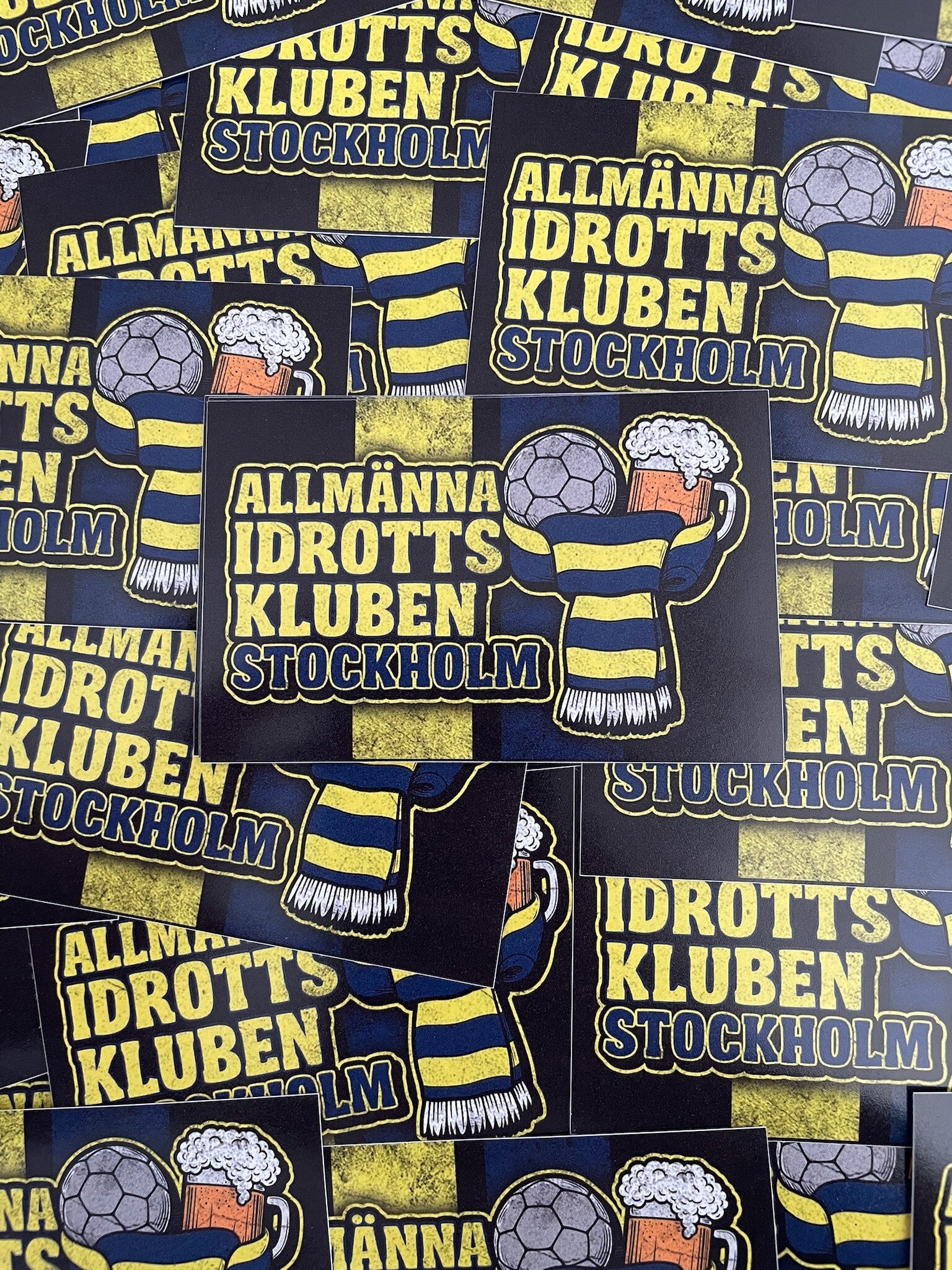 ALLMÄNNA IDROTTSKLUBBEN STOCKHOLM Stickers