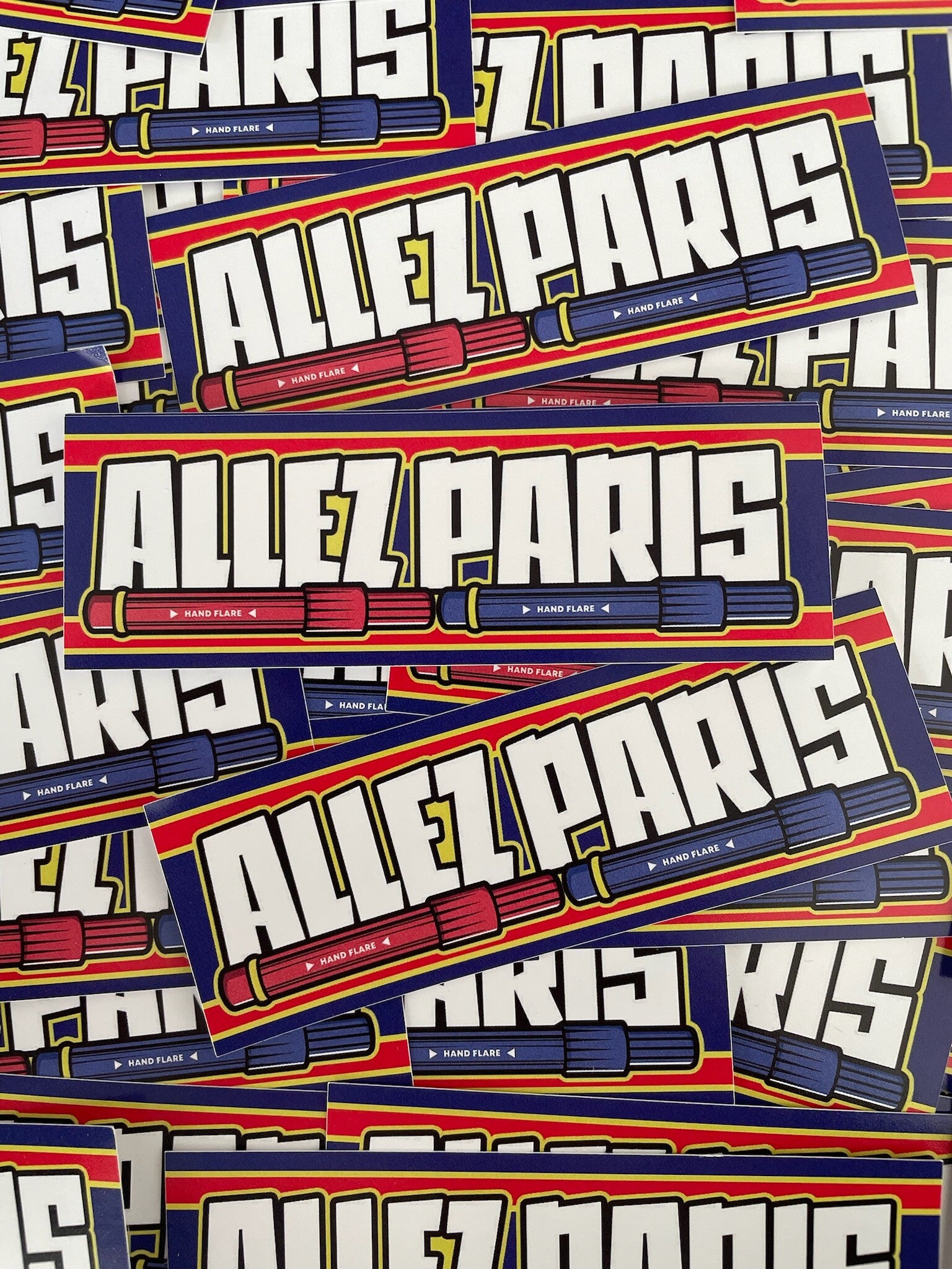 Allez Paris Stickers