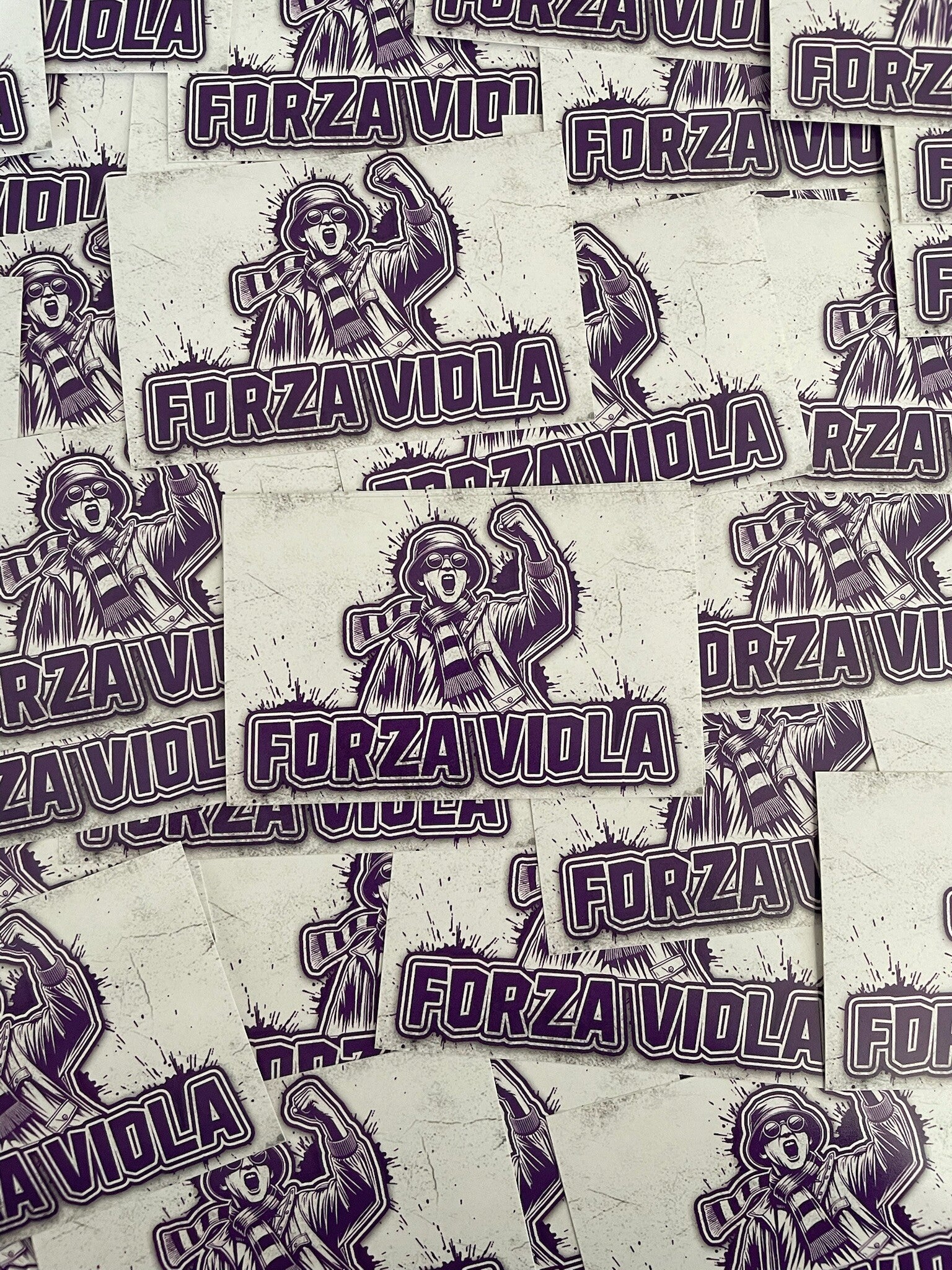 Forza Viola Stickers