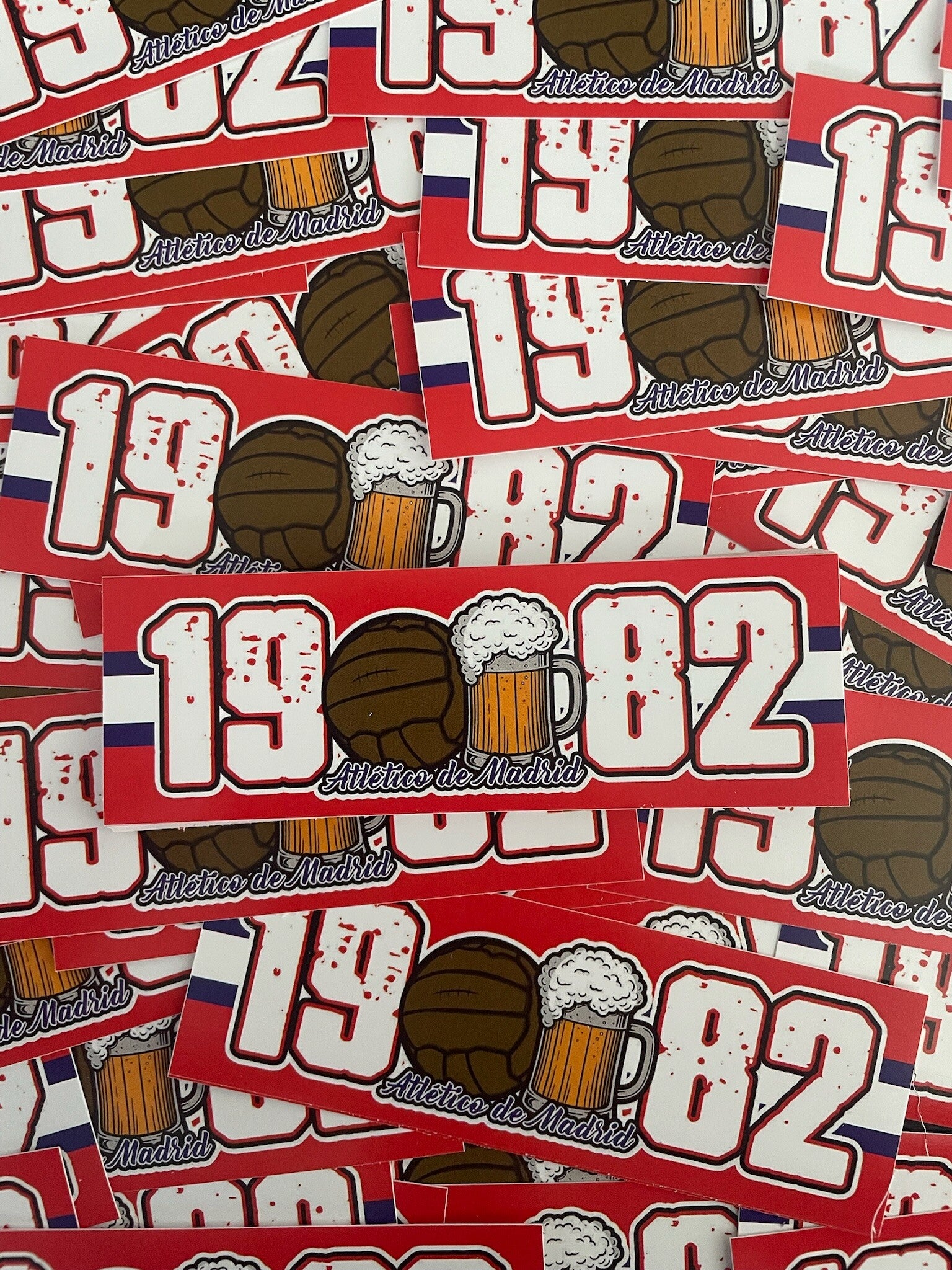 Attetico De Madrid 1982 Stickers