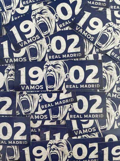 Vamos Real Madrid 1902 Stickers