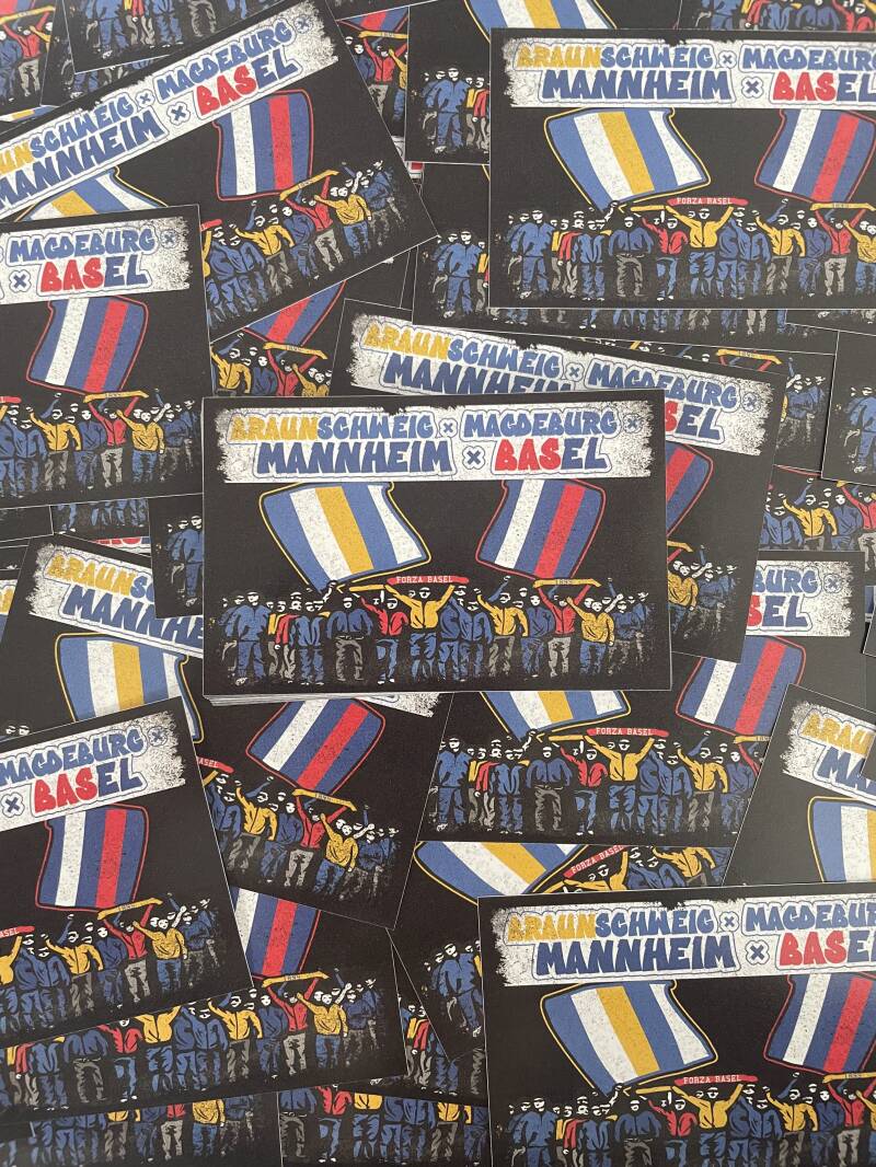 Braunschweig x Magdeburg X Mannheim X Basel stickers