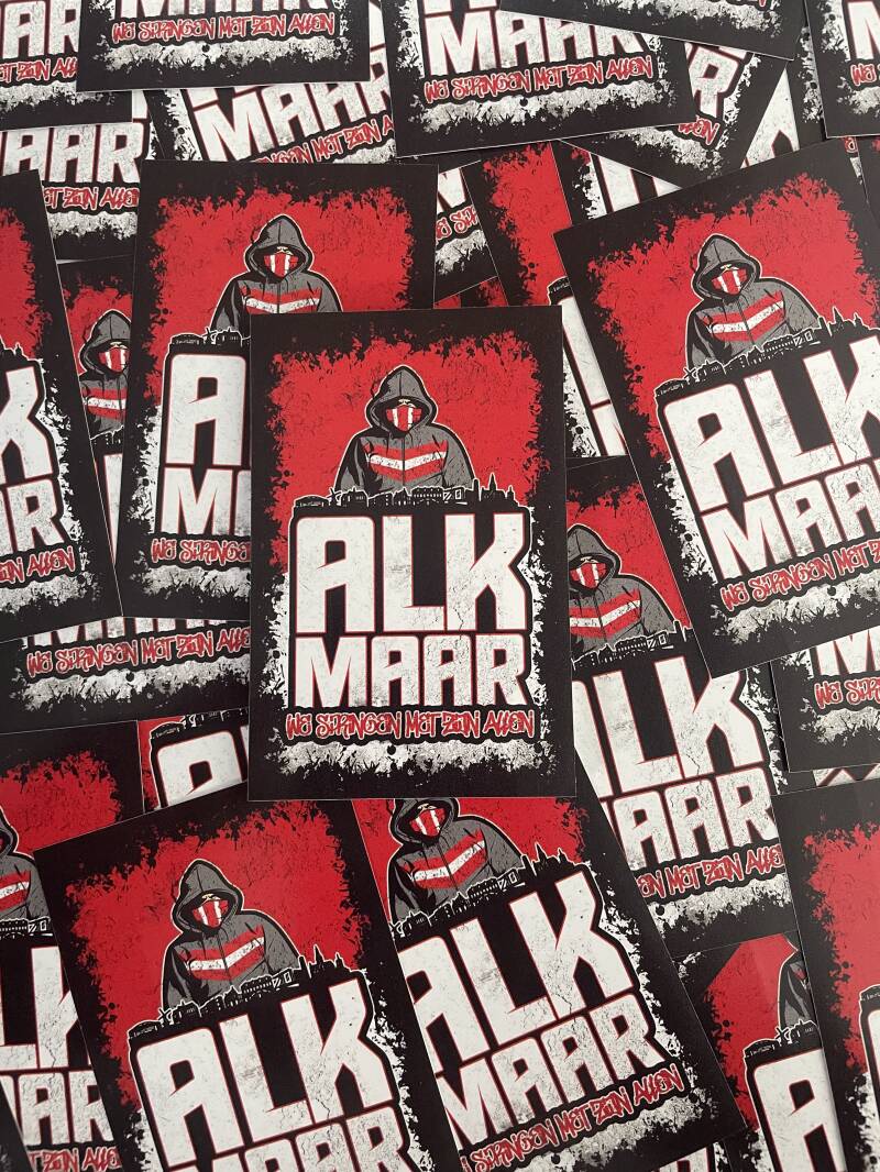 Alkmaar-Wij springen met zijn allen stickers