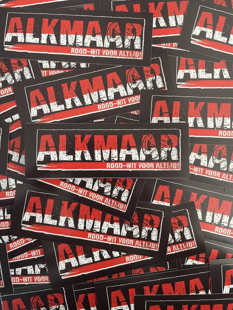 Alkmaar- Rood-Wit voor altijd! stickers