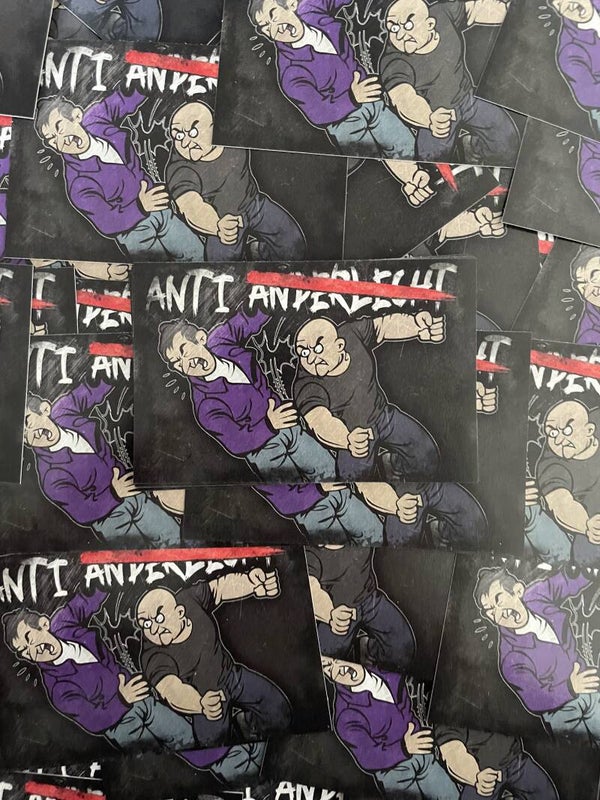 Anti Anderlecht stickers