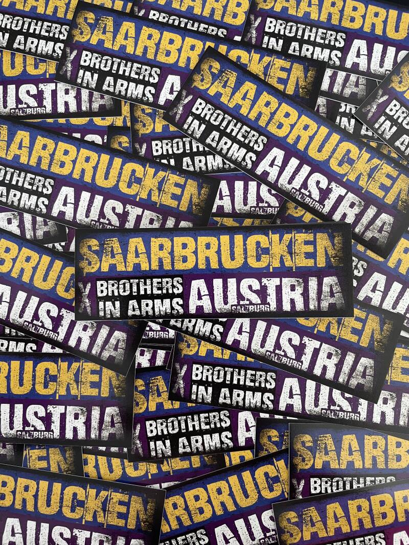 Saarbrucken X Austria Salzburg Aufkleber