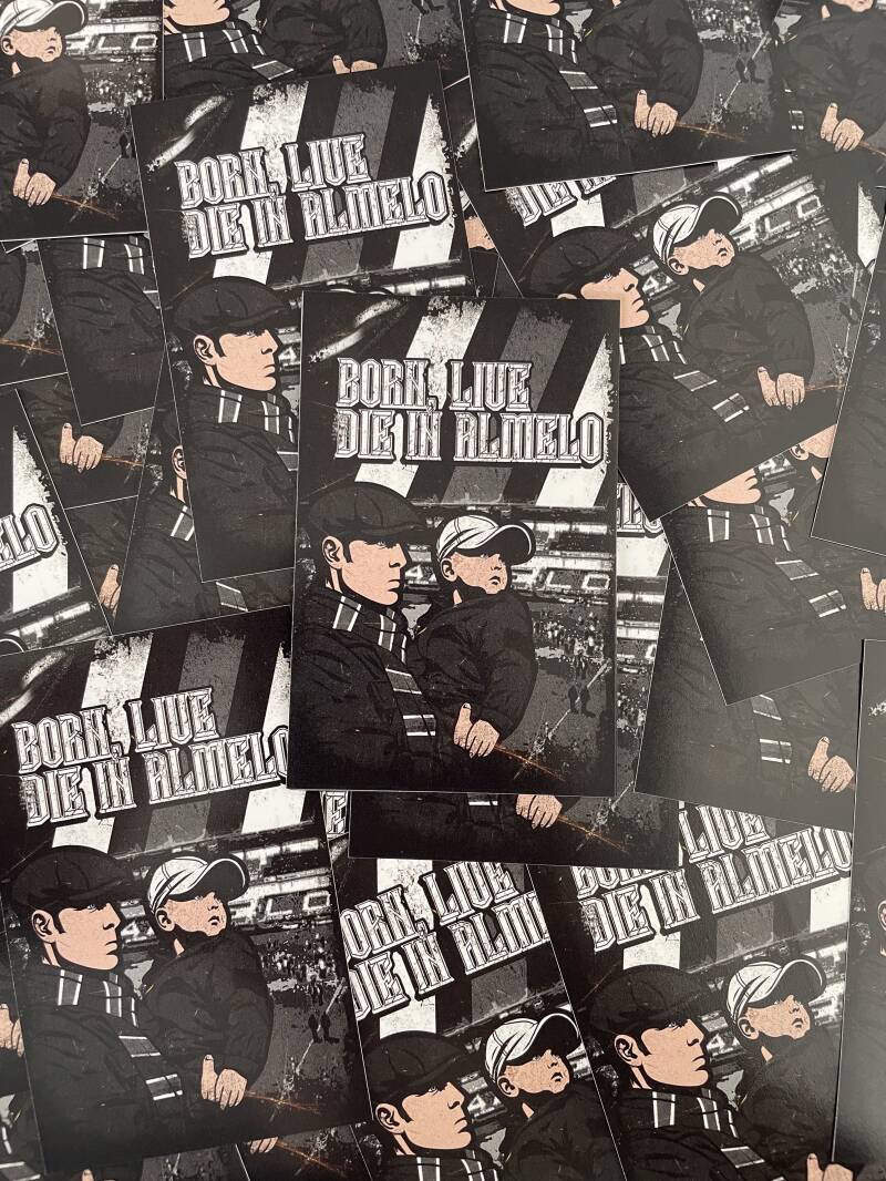 Born, Live die in Almelo stickers