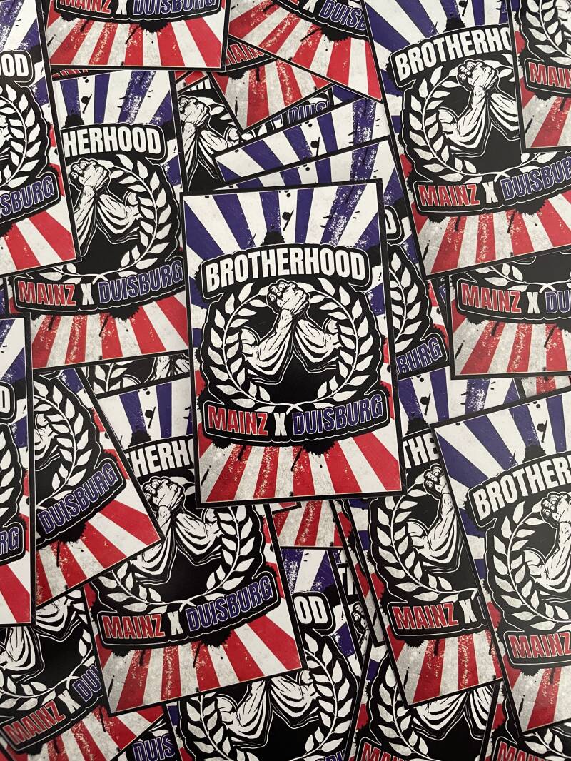 Mainz X Duisburg Aufkleber