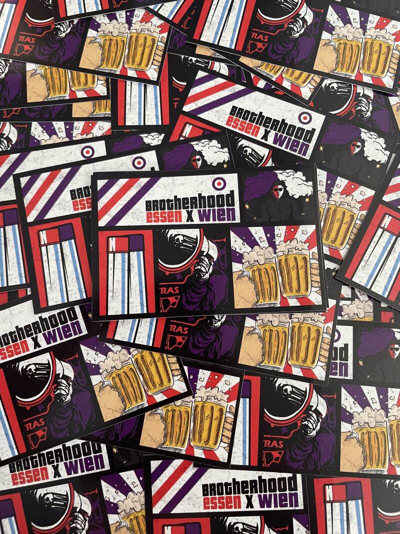 Essen X Wien Aufkleber