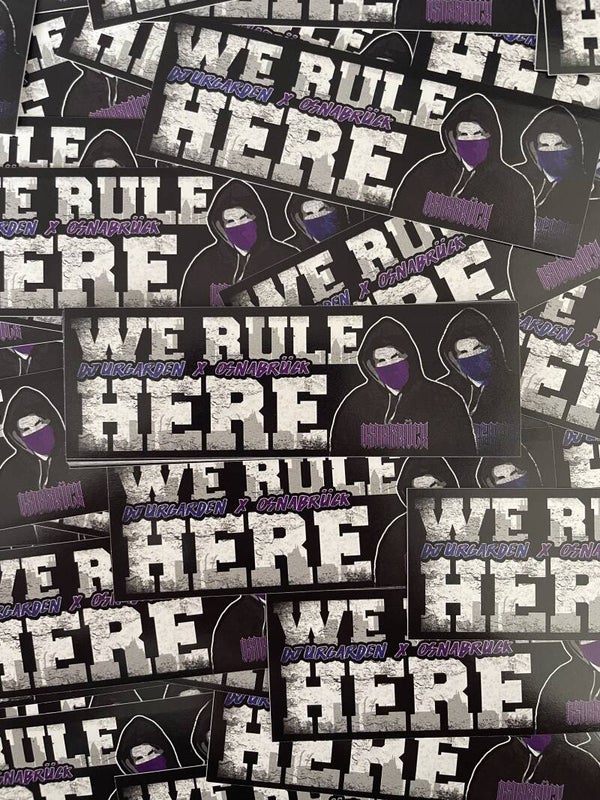 We Rule Here Djurgarden x Osnabrück Stickers