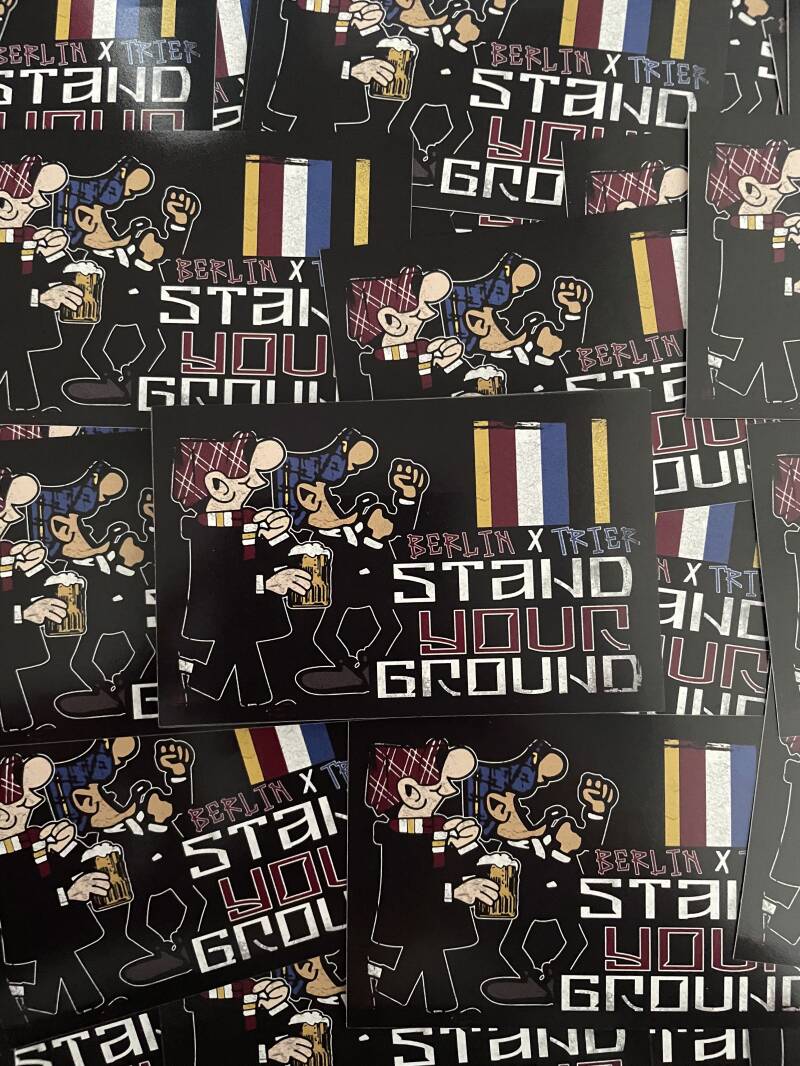Berlin X Trier Aufkleber