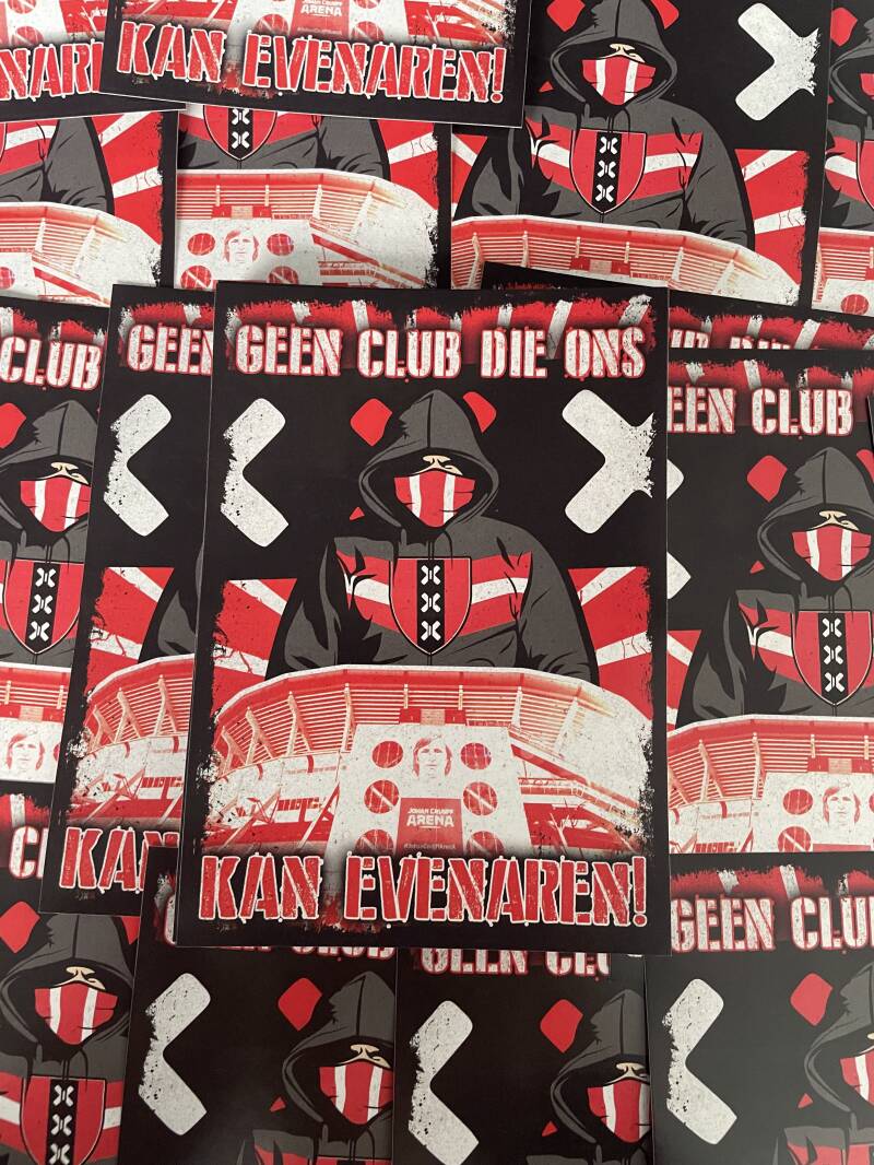 Geen club die ons kan evenaren XXL stickers