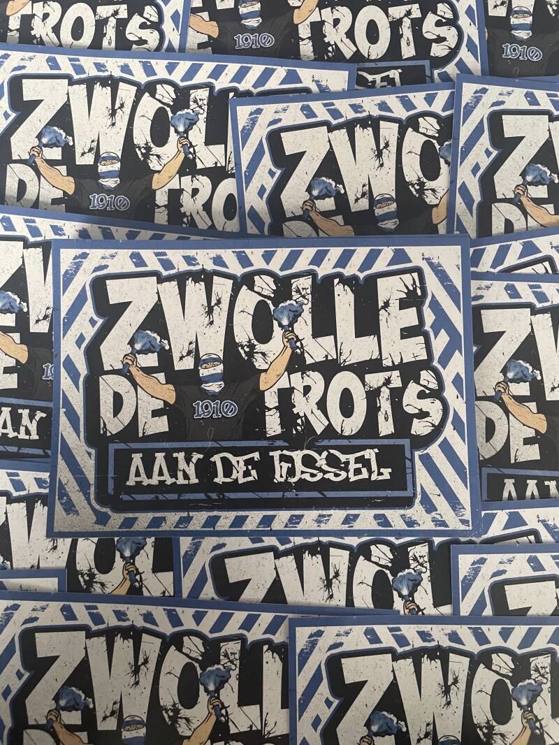 Zwolle de trots aan de ijssel XXL stickers