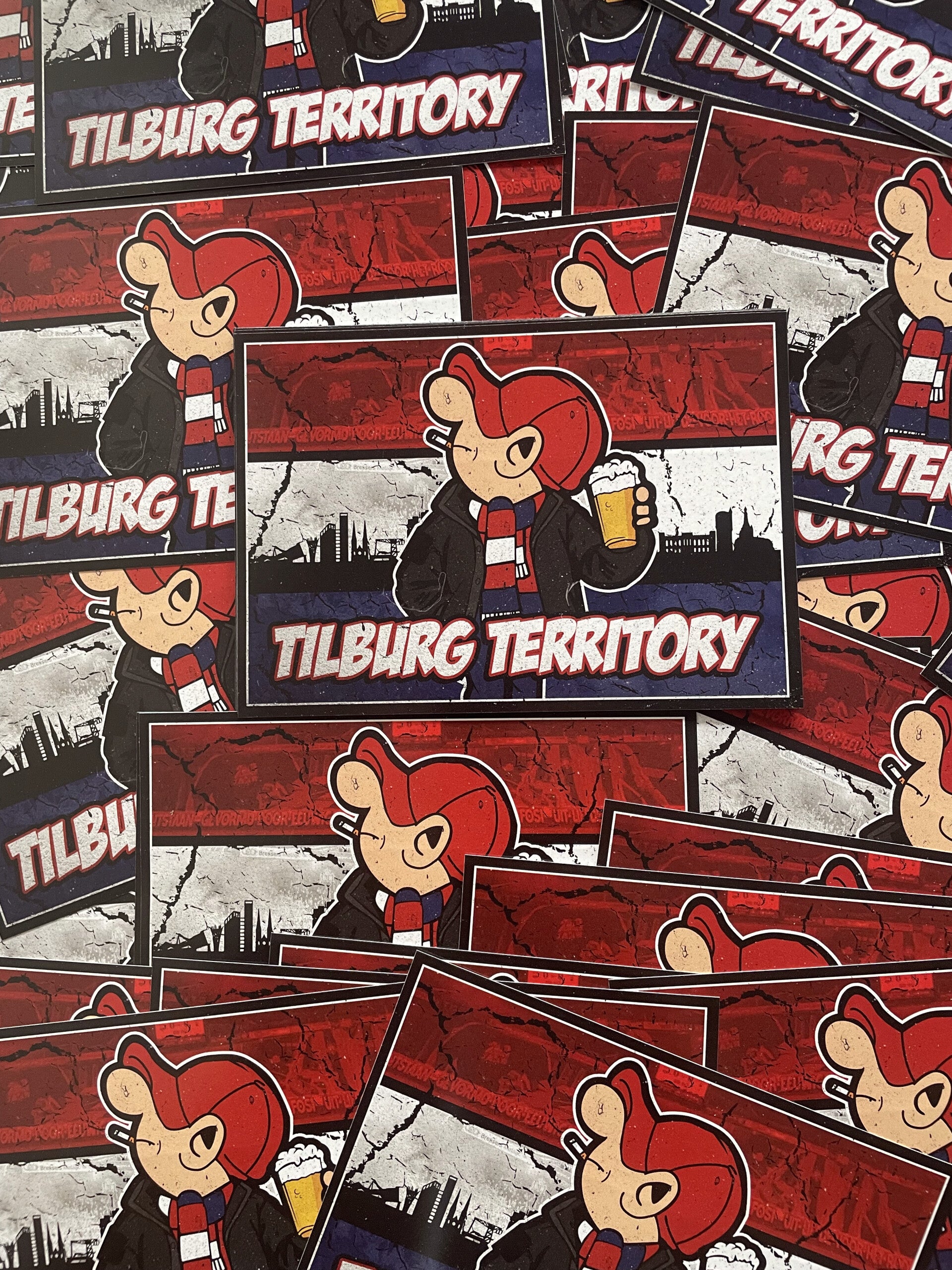 Tilburg Territory XXL stickers