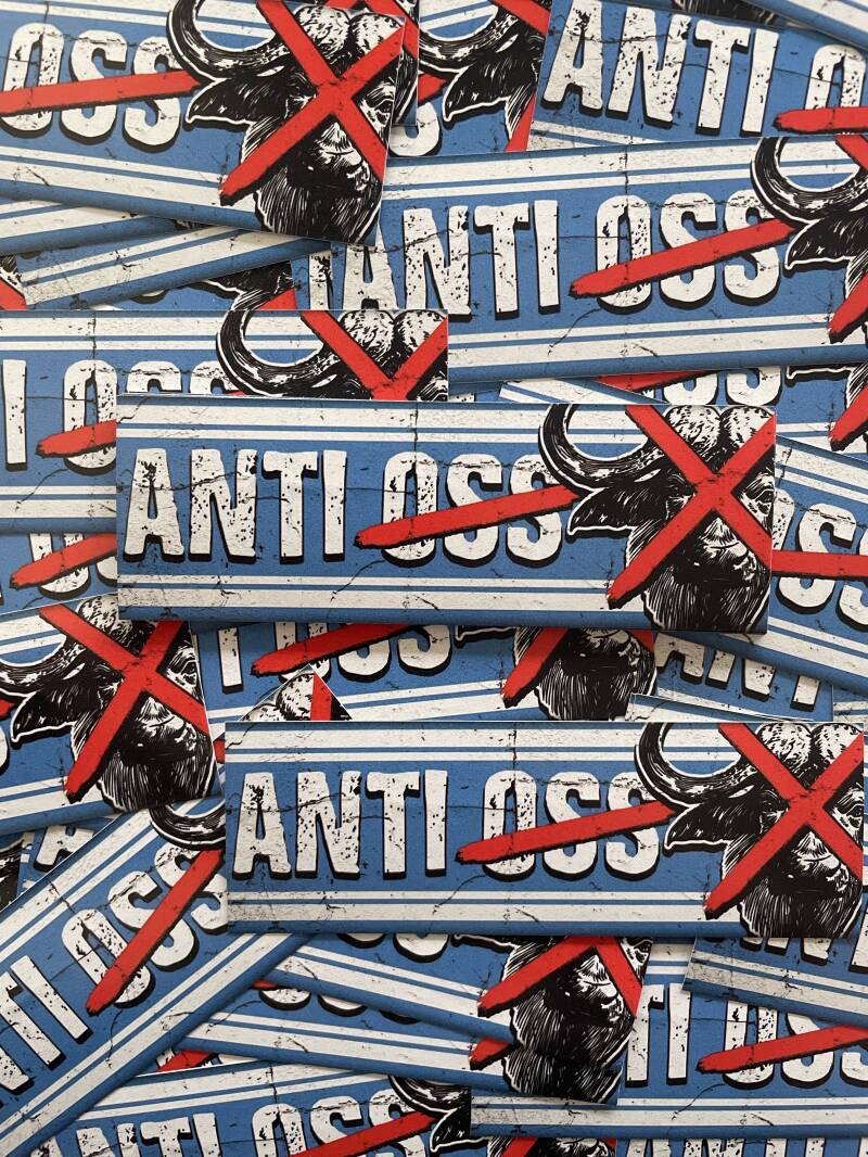 Anti Oss stickers